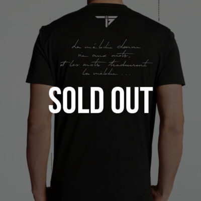 Boutique | T-shirt homme sold out (verso) | Harmonie (Trigones Plus - Rock)