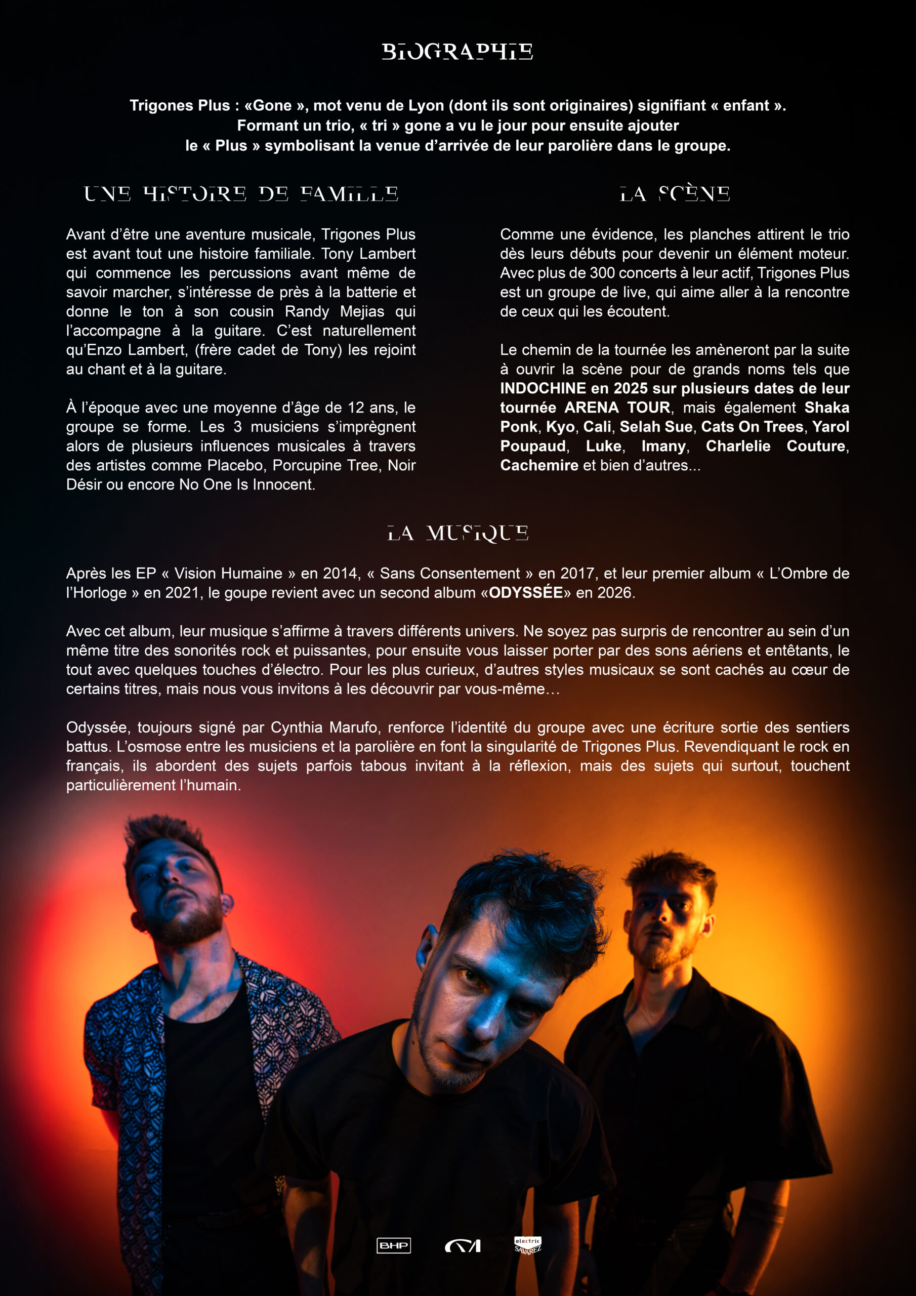 Espace Pro - Miniature - Biographie - Trigones Plus - Rock